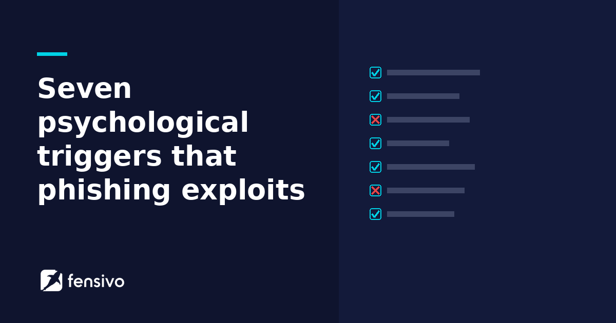 Seven psychological triggers that phishing exploits