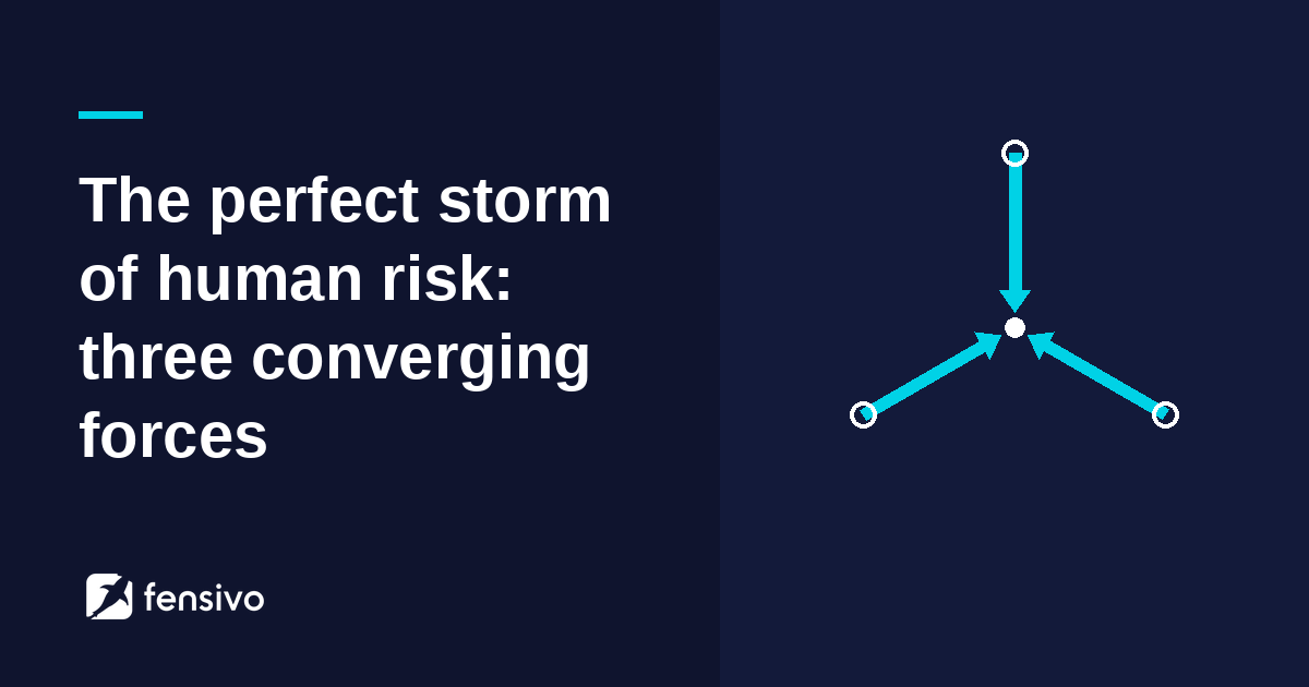 The perfect storm of human risk: three converging forces